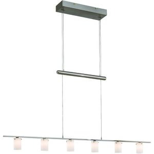 Counter Weights 6 Light 47.25 inch Brushed Nickel Island Light Ceiling Light, Low Voltage