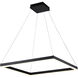 Canada LED 30 inch Matte Black LED Chandelier Ceiling Light