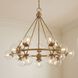Orion 15 Light 45 inch Warm Brass Chandelier Ceiling Light