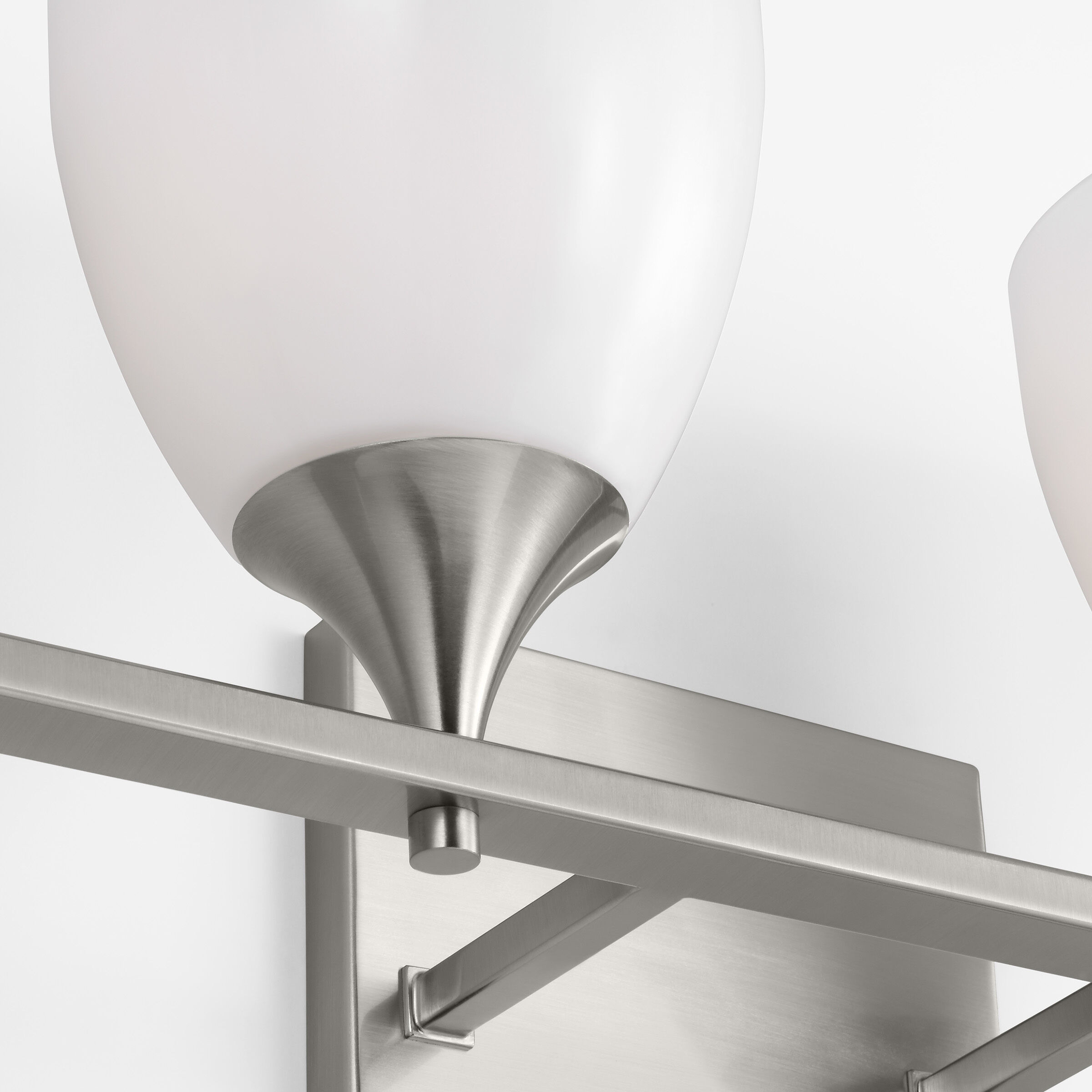 Drew & Jonathan Toffino 4 Light 36 inch Brushed Steel Wall Bath Fixture Wall Light