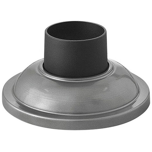 Isaac 7 inch Hematite Outdoor Pier Mount Base