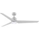 TriAire Custom 1 Light Matte White Fan Light