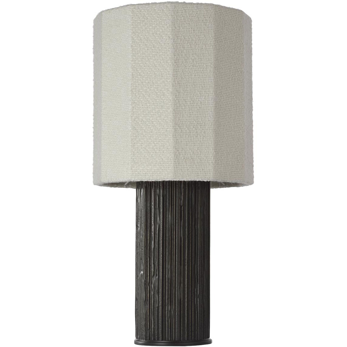 Anne-Marie Barton Fumar 23.5 inch 15.00 watt Ridged Carbon Table Lamp Portable Light