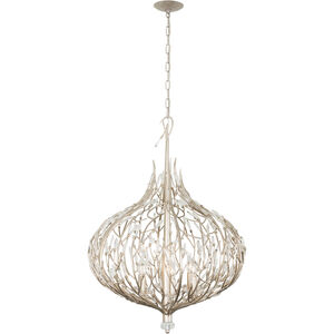 Bask 6 Light 26.5 inch Gold Dust Pendant Ceiling Light