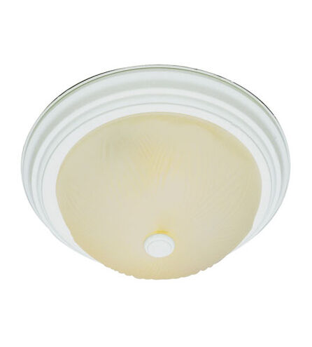 Del Mar 2 Light 11 inch Antique White Flushmount Ceiling Light