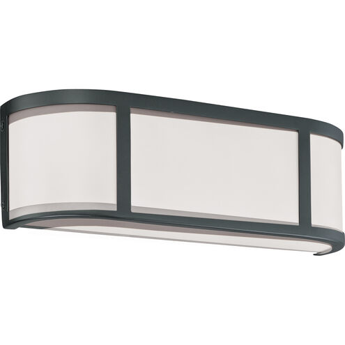 Odeon 2 Light 15.5 inch Aged Bronze Vanity Light Wall Light