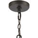 Talia 6 Light 29 inch Oil Rubbed Bronze with Satin Brass Chandelier Ceiling Light
