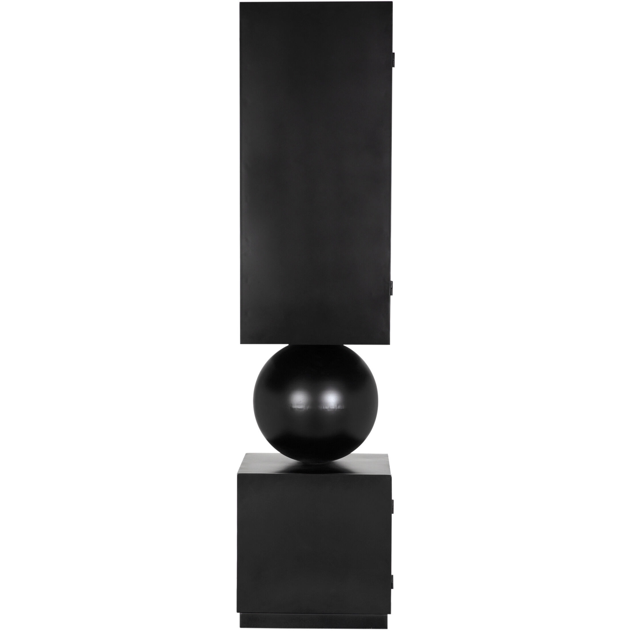 Pillar Matte Black Cabinet