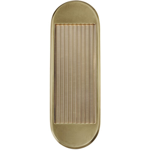Palais LED 5.63 inch Vintage Brass Bath Vanity Light Wall Light