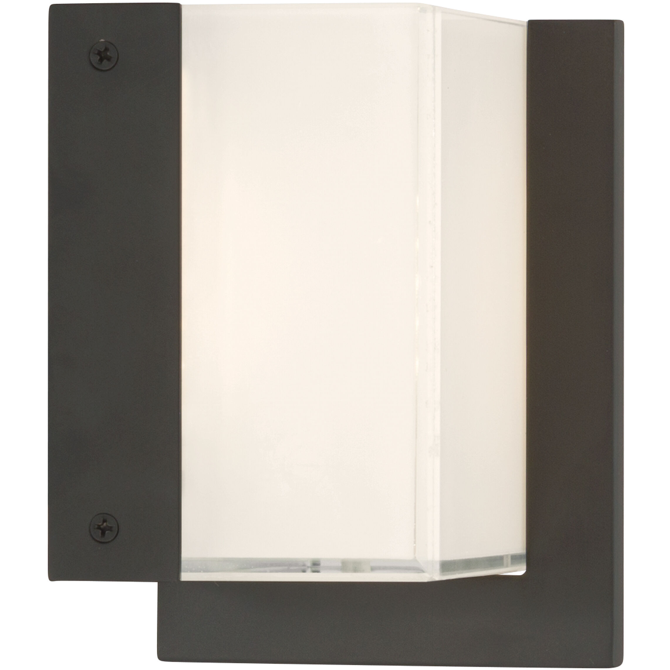 High Rise LED 8.5 inch Dark Matte Black Bath Bar Wall Light
