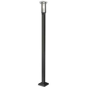 Abbey 1 Light 110.75 inch Black Outdoor Post Mounted Fixture