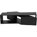 Keweco 73 X 58 inch Matte Black Coffee Table