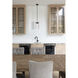 Fontaine 1 Light 6.5 inch Matte Black Pendant Ceiling Light