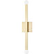 Dona LED 5 inch Aged Brass ADA Wall Sconce Wall Light