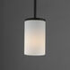 Lateral 1 Light 4.75 inch Black Single Pendant Ceiling Light in Satin White