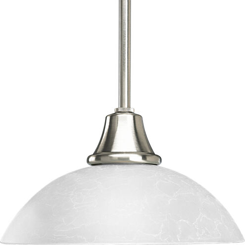 Sentura 1 Light 10 inch Brushed Nickel Mini-Pendant Ceiling Light