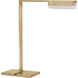 Kelly by Kelly Wearstler Linea 15 inch 8.00 watt Hand Rubbed Antique Brass Table Lamp Portable Light