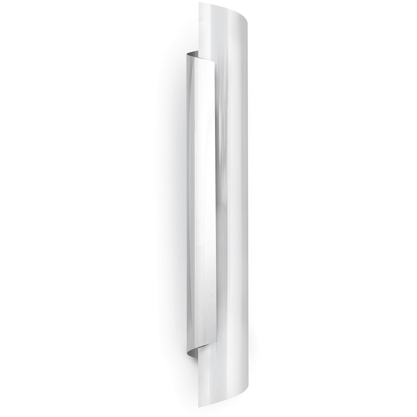 Flute 2 Light 4.75 inch Polished Nickel Wall Sconce Wall Light