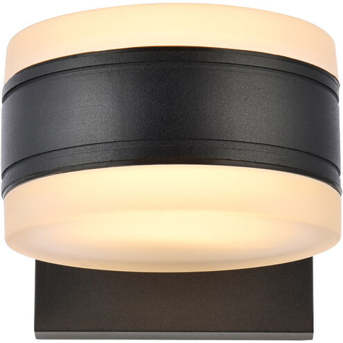 Raine 5 inch Black Outdoor Wall Light