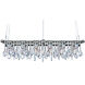 Industrial 12 Light 45 inch Banqueting Linear Suspension Chandelier Ceiling Light