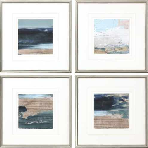 Abstract Collection Turquoise Framed Art