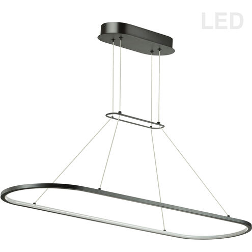 Daytona LED 40 inch Matte Black Horizontal Pendant Ceiling Light