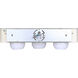 Monroe 3 Light 24 inch Gold Vanity Light Wall Light