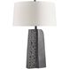 Scopello 29.5 inch 150 watt Antiqued Aluminum Table Lamp Portable Light