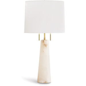 Southern Living Austen 27.25 inch 100.00 watt Natural Stone Table Lamp Portable Light