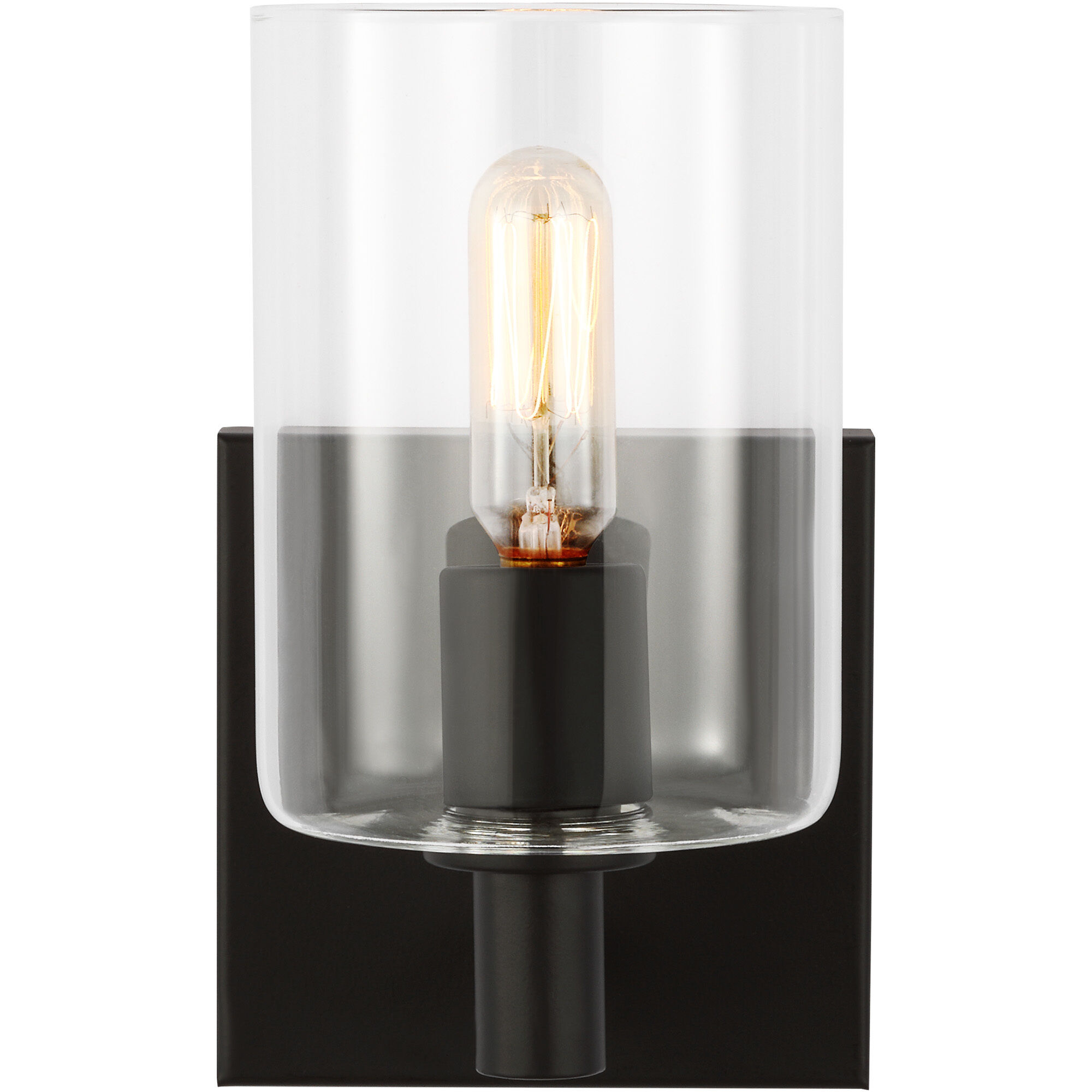 Fullton 1 Light 4.75 inch Midnight Black Bath Vanity Wall Light