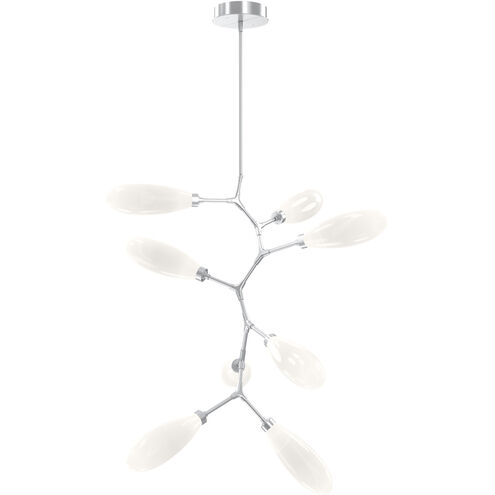 Fiori LED Classic Silver Chandelier Ceiling Light, Modern Vine