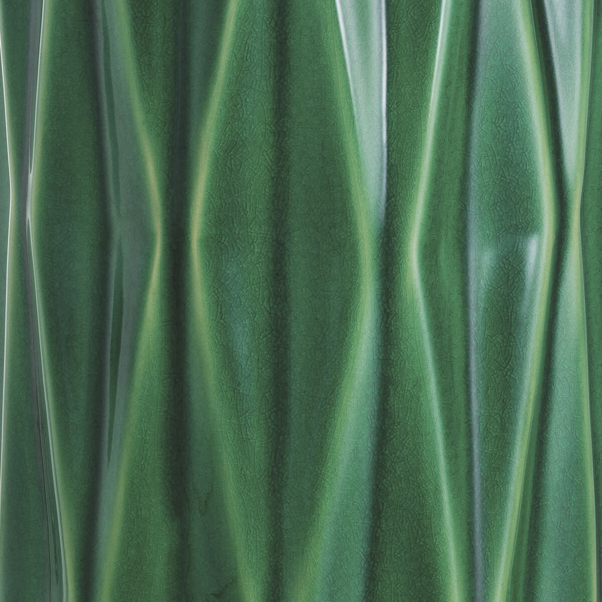 Amarello 34.84 inch 5 watt Crackled Green Ceramic with Antique Brass Table Lamp Portable Light