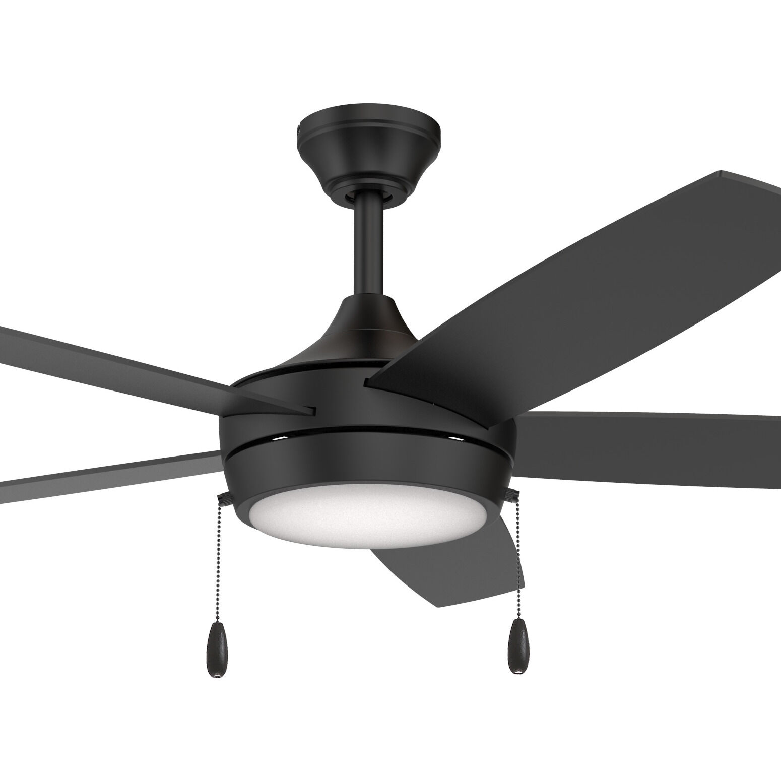 Nolyn V 52 inch Matte Black Ceiling Fans