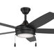 Nolyn V 52 inch Matte Black Ceiling Fans