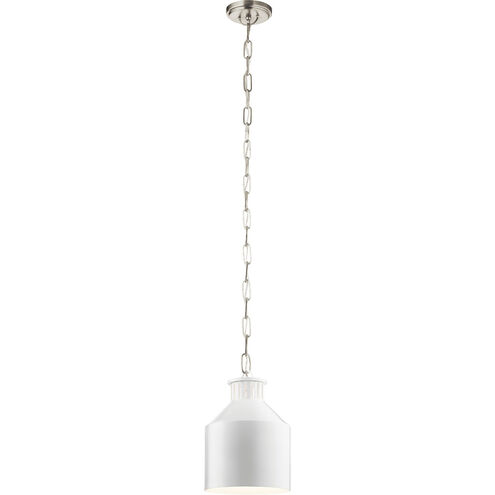 Montauk 1 Light 9 inch White Mini Pendant Ceiling Light