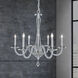 Habsburg 6 Light 30 inch Polished Chrome Chandelier Ceiling Light, Schonbek Signature