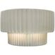 Ambiance LED 10 inch White Crackle Wall Sconce Wall Light