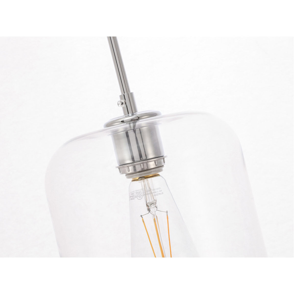 Collier 1 Light 7.3 inch Chrome Pendant Ceiling Light