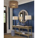 Sunken 31.5 inch 150 watt Blue Drip Glaze Table Lamp Portable Light