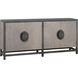 Mula Graywash with Black Credenza
