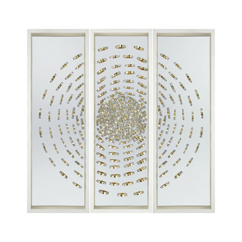 Bernecker Gold with White Dimensional Wall Art