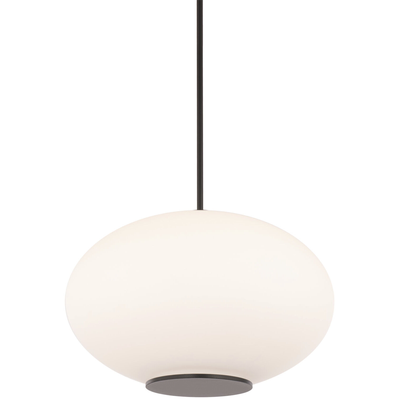 Illusion 1 Light 16 inch Black Pendant Ceiling Light in 2700K