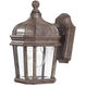 Harrison 1 Light 12 inch Vintage Rust Outdoor Wall Mount, Great Outdoors
