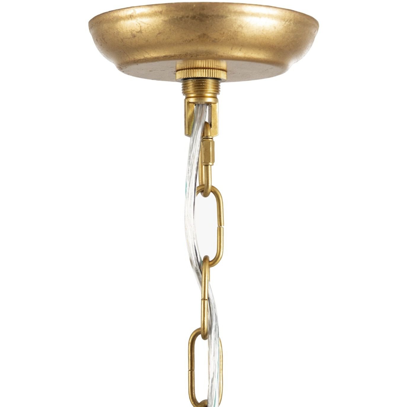 Hammond 2 Light 29 inch Antique Gold / White Linen / Natural Alabaster Pendant Ceiling Light