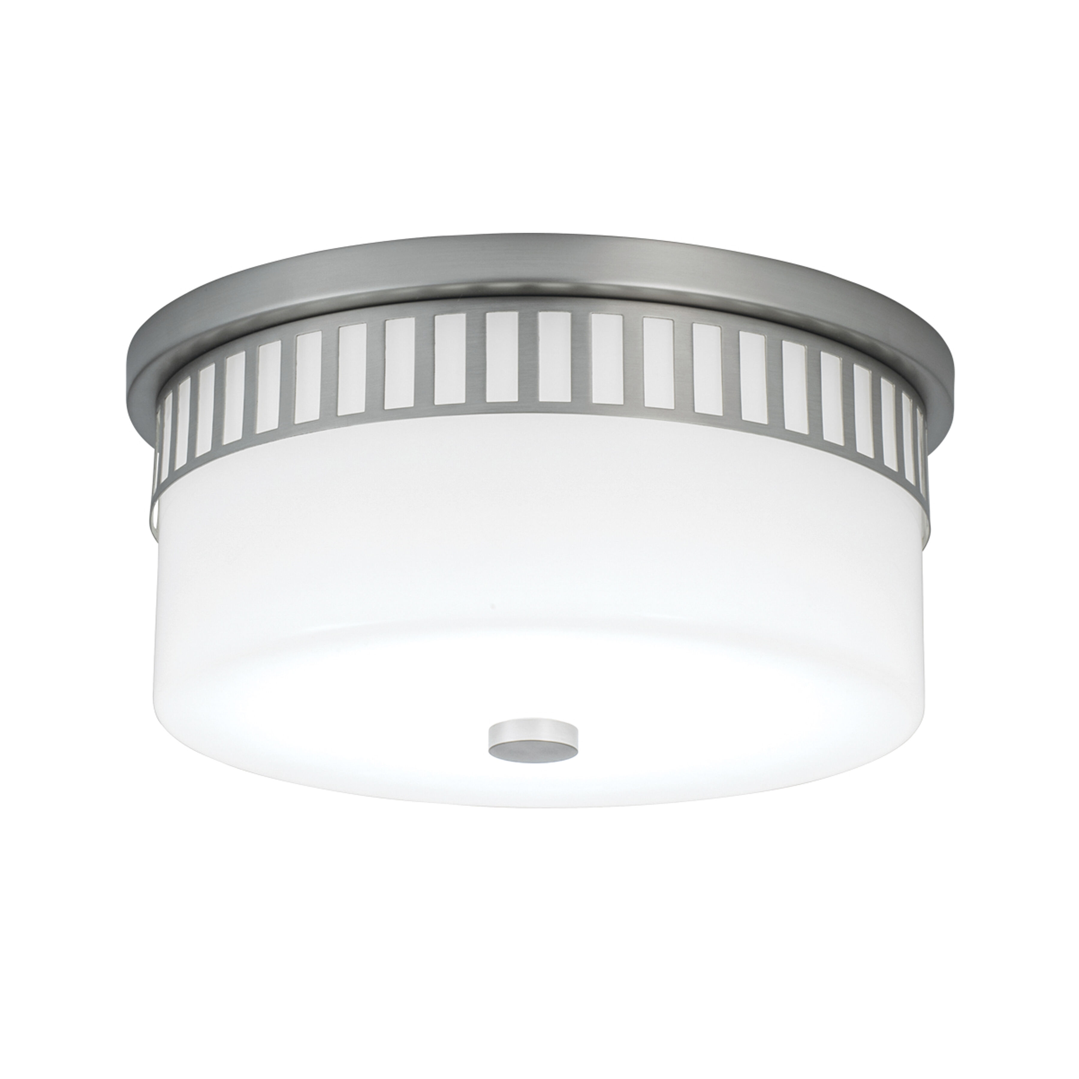 Astor 2 Light 13.75 inch Brushed Nickel Flush Mount Ceiling Light