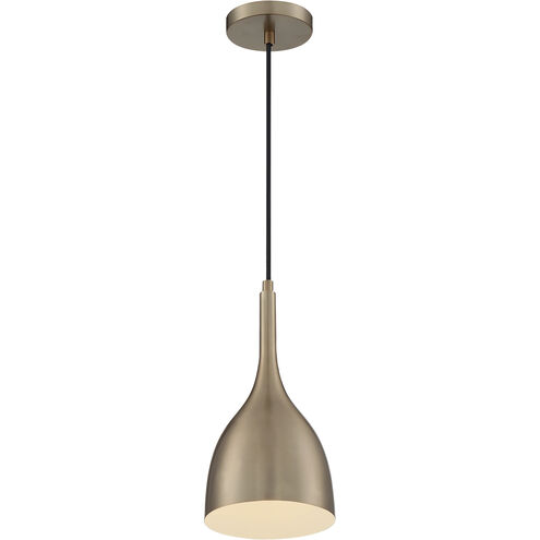 Bellcap 1 Light 7 inch Burnished Brass Pendant Ceiling Light