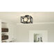 Chalamont 4 Light 12 inch Earth Black Semi-Flush Mount Ceiling Light