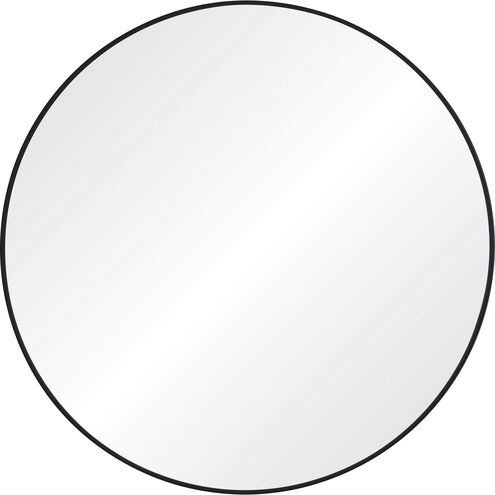 Posadas 36 X 36 inch Matte Black and Clear Mirror