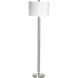 Hotel 60 inch 100 watt Brushed Steel Floor Lamp Portable Light