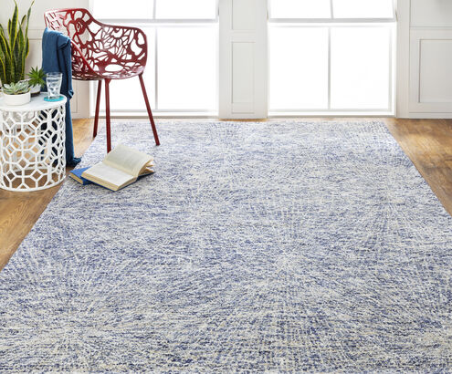 Schenectady 96 X 30 inch Navy Rug, Runner